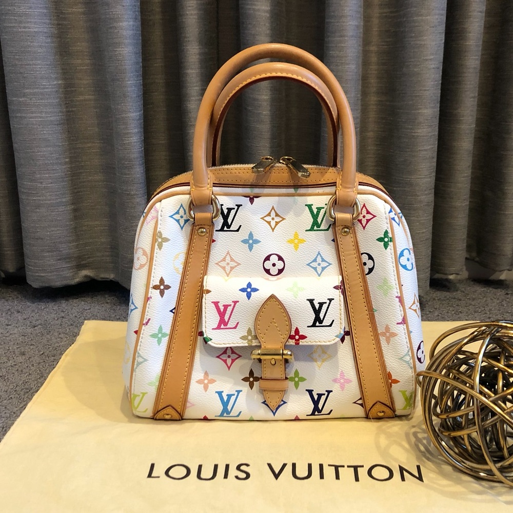 LOUIS VUITTON
White Multicolore Priscilla Bag